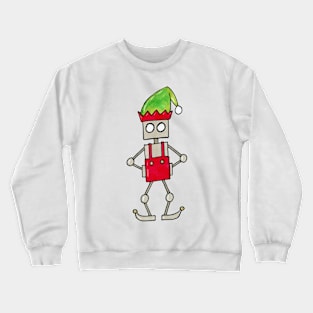 CuteBots Christmas Elf Crewneck Sweatshirt